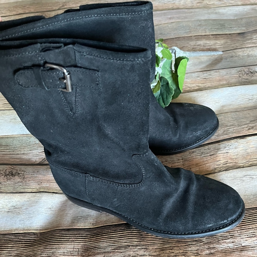 J. Crew Factory Suede Leather Langston Boots Size 7 E0808
